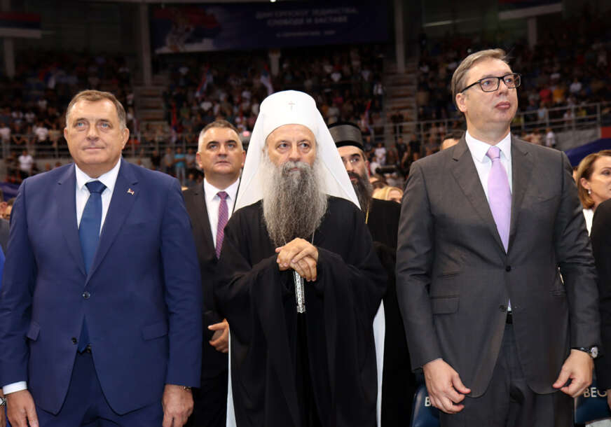 Milorad Dodik patrijarh Porfirije Aleksandar Vučić