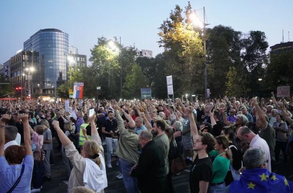 Protest dijela opozicije u Beogradu