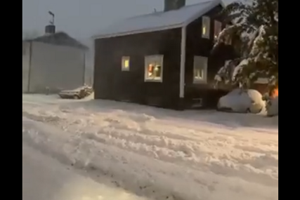 Snijeg u Švedskoj
