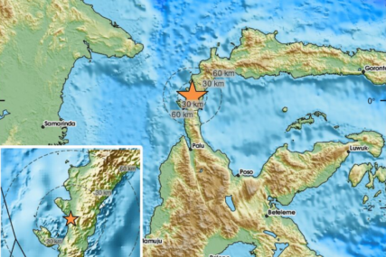 Snažan zemljotres u Indoneziji: Potres jačine 5,9 Rihterovih stepeni pogodio ostrvo Sulavesi (FOTO)