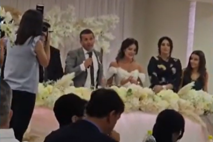 Kako je došlo do "pogibije": Vukanović na svadbi ispričao gdje je upoznao suprugu (VIDEO)