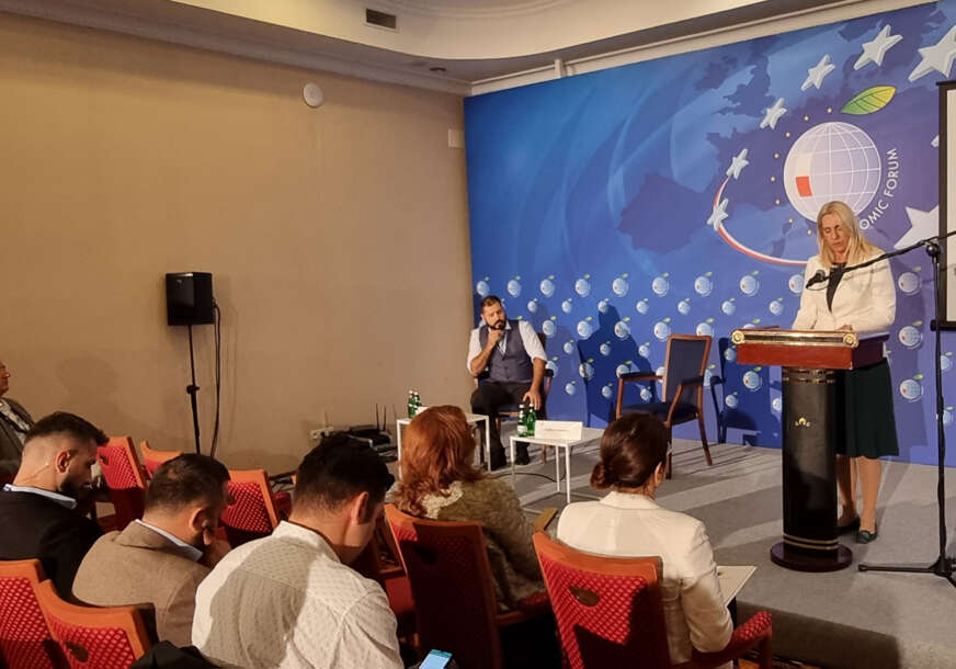 Željka Cvijanović na Ekonomskom forumu u Poljskoj