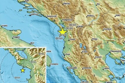 Zemljotres u Jadranskom moru: Potres registrovan u blizini Drača, osjetio se i u Crnoj Gori (FOTO)