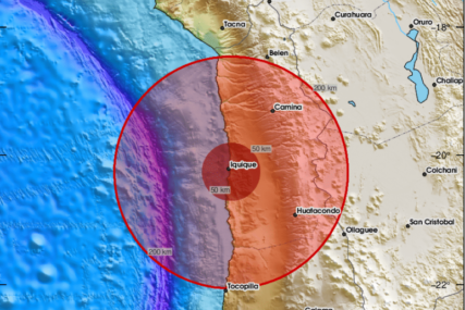 Zemljotres pogodio Čile: Potres jačine 5,5 stepeni u pograničnom regionu sa Bolivijom