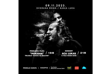 "Pokidan" 9. novembra u Banjaluci: Da li ste spremni za film i koncert Ace Lukasa