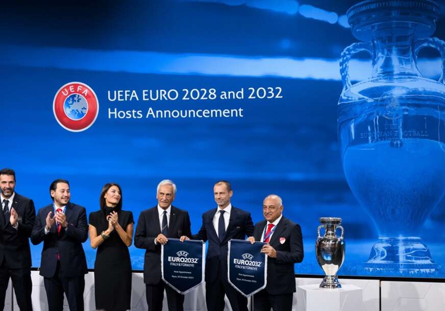 BEZ NEIZVJESNOSTI Poznati domaćini Evropskog fudbalskog prvenstva 2028. i 2032. (FOTO)