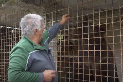 “Zagrlimo se i spavamo zajedno” Emin već 17 godina hrani dva medvjeda od kojih je jedan težak čak pola tone (VIDEO)