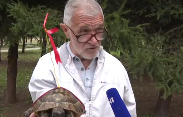 Prijateljstvo do kraja života: Goran prije 40 godina spasio kornjaču i od tada su postali nerazdvojni, Miki se ne odvaja od njega