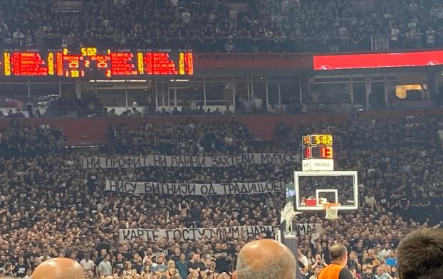 (VIDEO) ZADIVILI SVE Legendarni NBA košarkaš oduševljen navijačima Partizana