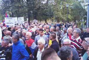 Protest opozicije u Banjaluci