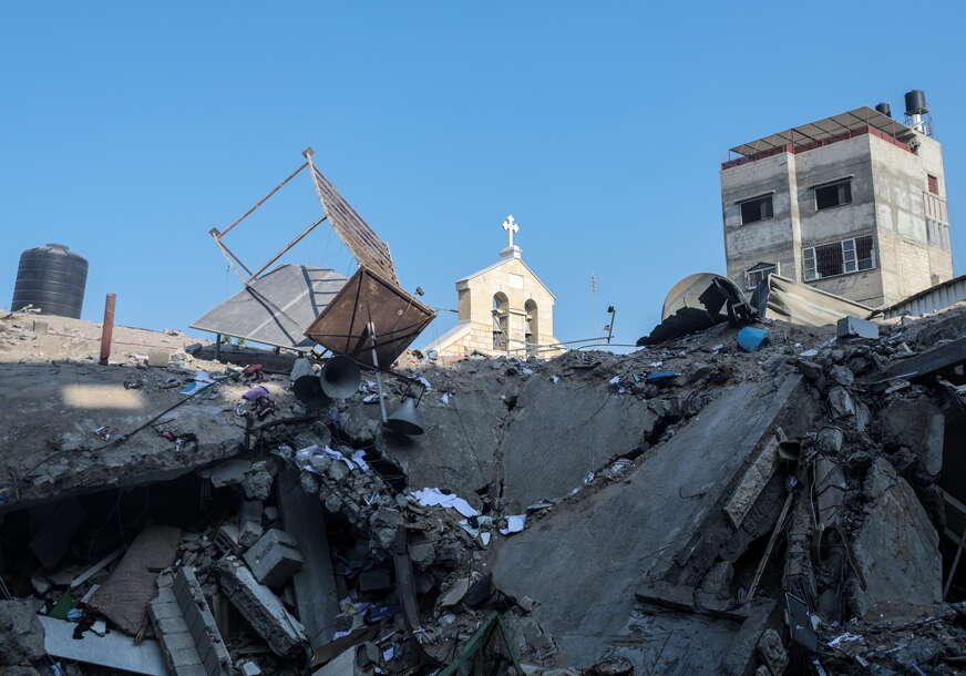 pravoslavna crkva u Gazi gdje je izvšen napad