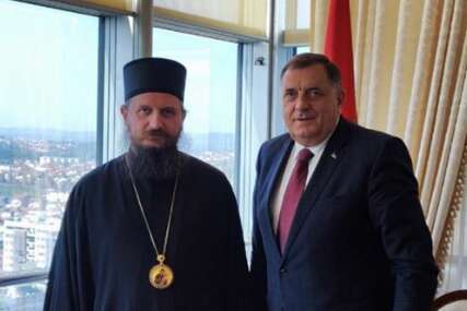 Milorad Dodik i vladika Sergije