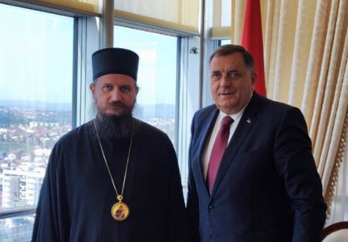 Milorad Dodik i vladika Sergije