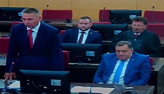 Milorad Dodik na suđenju