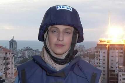 "Bježi u zaklon" Dok je novinarka izvještavala iz Gaze iza nje je ODJEKNULA EKSPLOZIJA (VIDEO)