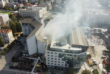 "Sve je uništeno, samo je ostao spaljeni namještaj" Kako izgleda zgrada "Elektrokrajine" nakon požara (VIDEO, FOTO)