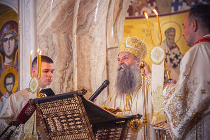 “Vjera se ovaploćuje kroz ljubav” Patrijarh Porfirije u Podgorici povodom 10 godina osveštanja Sabornog hrama