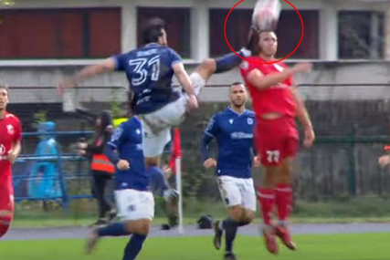 (VIDEO) JEZIV START Fudbaler Željezničara "tekvondo" udarcem startovao na igrača Igmana