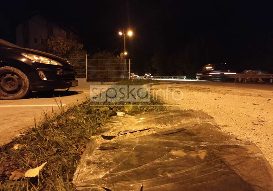 Mjesto saobraćajne nesreće u Karanovcu