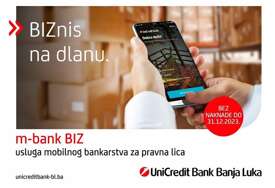 BIZnis na dlanu: UniCredit mBank BIZ - nova usluga mobilnog bankarstva za pravna lica