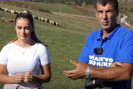 "Nije me stid nositi opanke" Otac i kćerka na Kupreškim poljima čuvaju 500 ovaca (VIDEO)