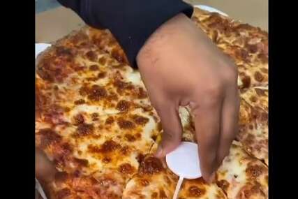 Trik za rezanje pice postao viralan i iznenadio sve "Mislila sam da služi samo da se sir ne zalijepi za kutiju" (VIDEO)