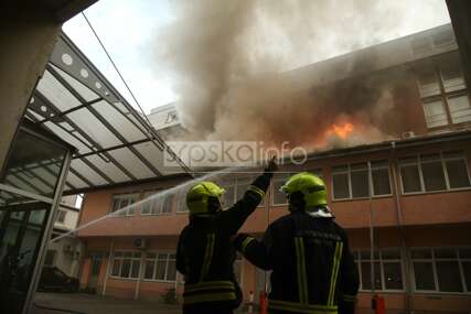 "Sve mi je ostalo u sobi" Evakuisani i gosti hotela Bosna zbog požara (FOTO)