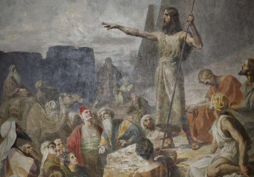 Sveti Jovan drži propovijed