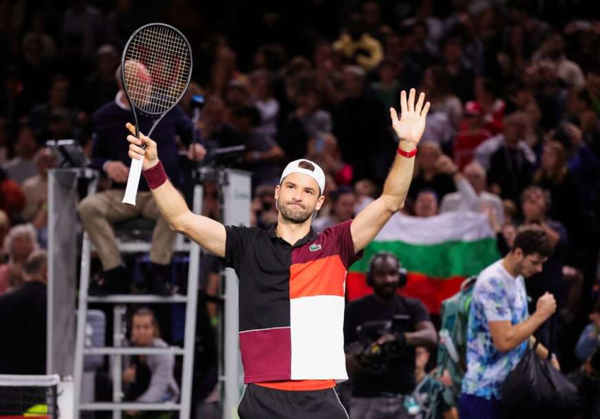 (VIDEO) Bugarin igra tenis života: Grigor Dimitrov prvi polufinalista Pariza