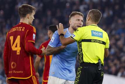 (FOTO) Derbi nije opravdao očekivanja: Lacio i Roma igrali bez golova, zanimljivije bilo na tribinama
