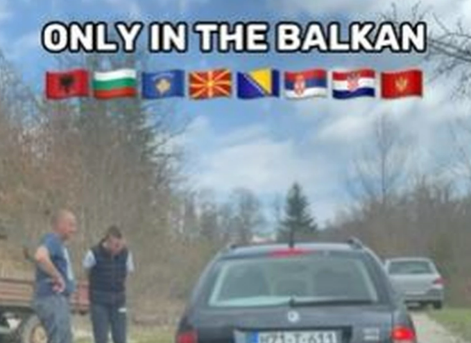 Balkan, rupe na putevima