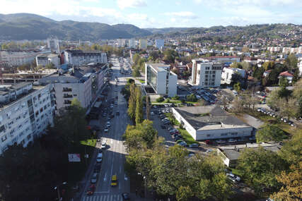 Banjaluka panorama jednosmjerni saobraćaj iz vazduha