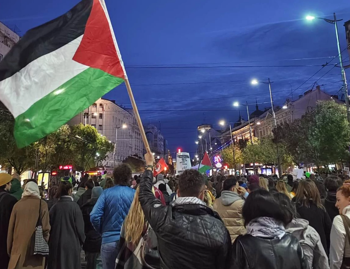 (FOTO) "Ovo je najvažnije globalno pitanje" Počeo skup podrške Palestini u Beogradu