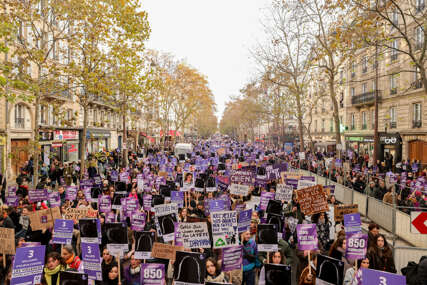 Marš protiv nasilja nad ženama: Hiljade ljudi na ulicama Pariza i drugih gradova