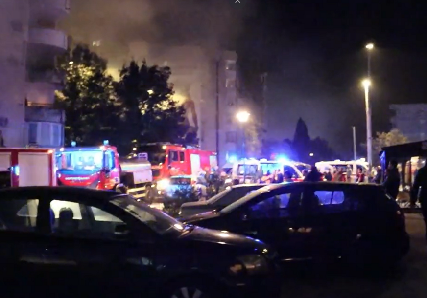 (VIDEO) DRAMA U MOSTARU U požaru povrijeđene najmanje 2 osobe