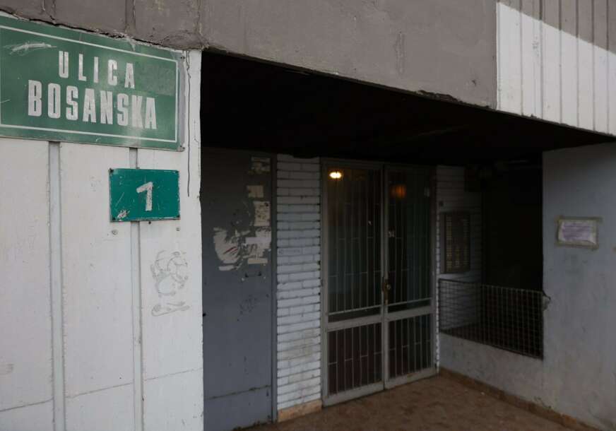 ubistvo u Sarajevu, ulaz u zgradu