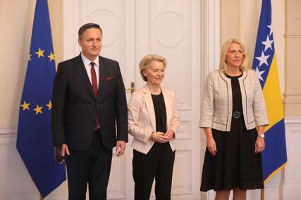 (FOTO) „Otvara se prostor za proširenje EU“ Cvijanovićeva optimistična nakon sastanka sa fon der Lajen