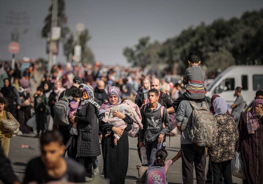Izbjegice bježe sa sjevera na jug Gaze 