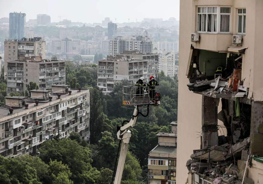 Srušena zgrada u Kijevu