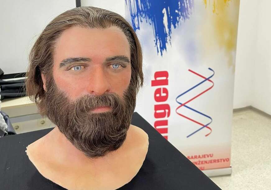 3D lica čovjeka iz Bosne iz 14. vijeka