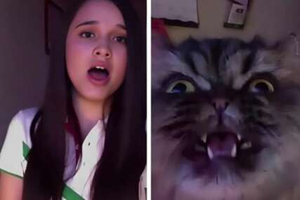 (VIDEO) HIT NA INTERNETU Operskoj pjevačici mačka uletjela u kadar i pokvarila joj plan