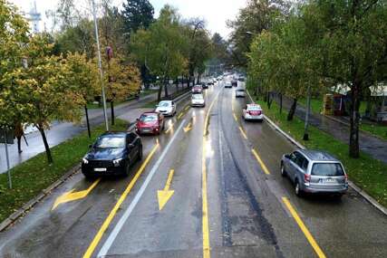 (FOTO) Nove saobraćajne trake: Proširene saobraćajnice u Aleji Svetog Save i Ulici Vuka Karadžića