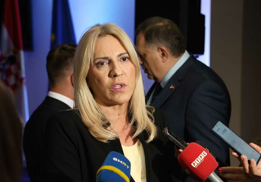 Željka Cvijanović na svečanom prijemu kod potpredsjednika RS Davora Pranjića