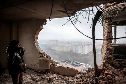 Porušene zgrade u Kijevu