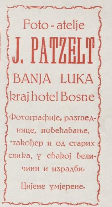 reklame u Banjaluci prije 100 godina