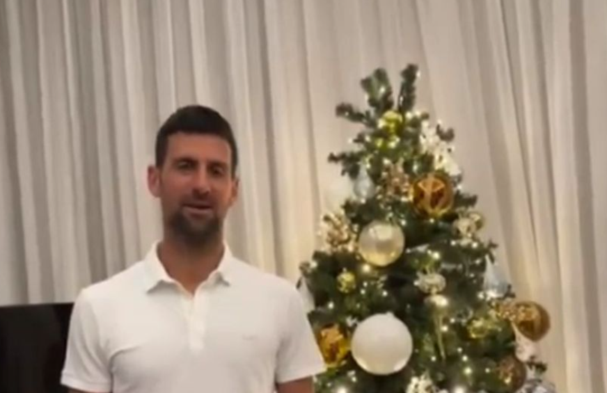 (VIDEO) KAKO SAMO ON ZNA Đoković čestitao Božić i imao jaku poruku za cijeli svijet