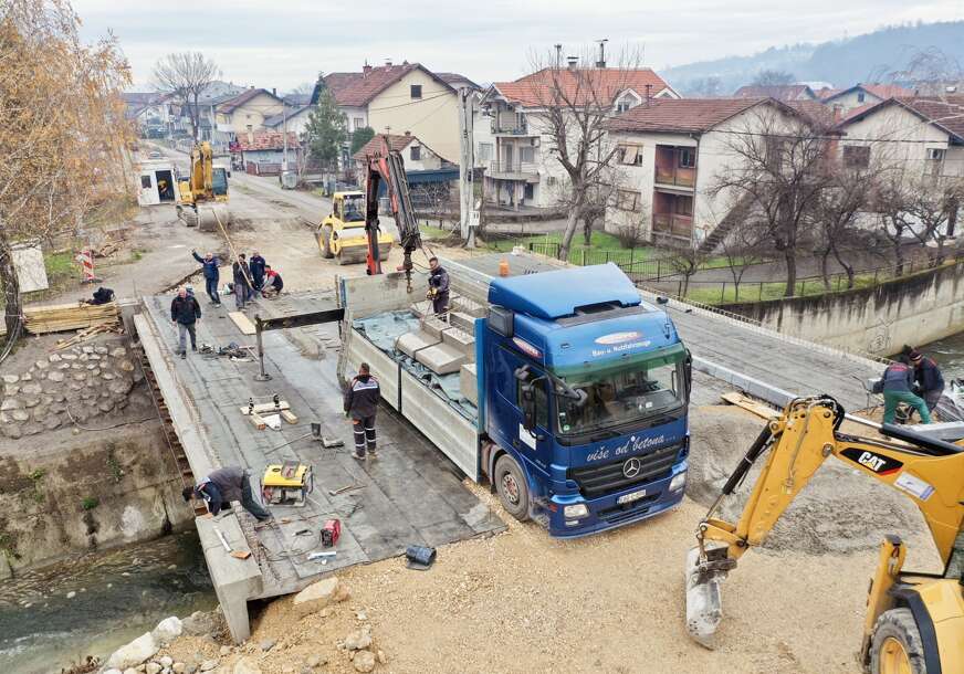 Otvaranje za 2 sedmice: Iz Gradske uprave obećali brz završetak gradnje mosta u Dervišima