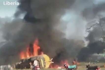 (VIDEO) TRAGEDIJA U LIBERIJI Najmanje 40 ljudi poginulo u eksploziji cisterne s gorivom