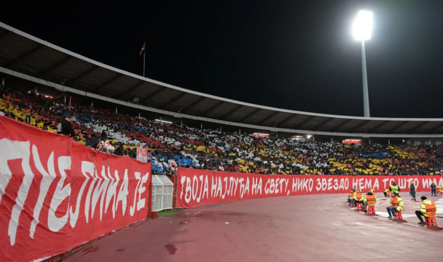 (VIDEO) Odlična atmosfera na Marakani: Navijači Zvezde napravili vrhunsku koreografiju na opraštanju od Lige šampiona