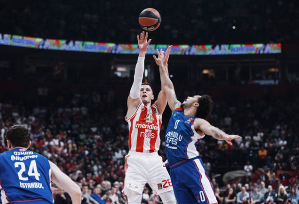 Crvena zvezda mts poražena od Anadolu EFES-a - KK Crvena zvezda